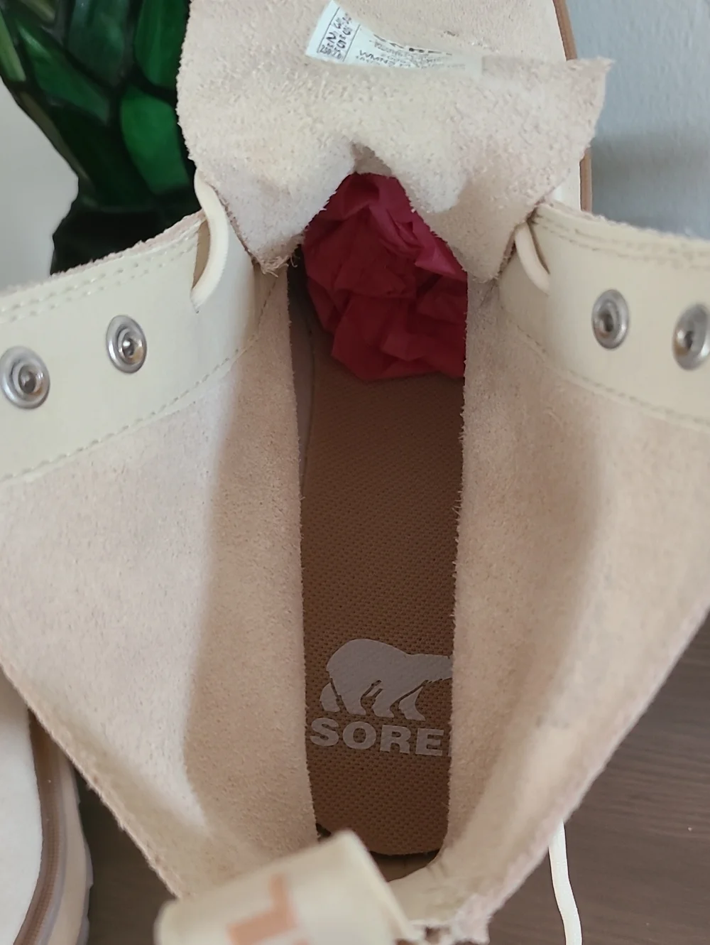 Sorel Hi-Line Heel Lace Up Boots Size 8